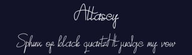 Attasey by Marhandam Palindung — Script Handwritten Font — thumbnail 2