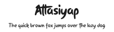 Attasiyap by DumadiStyle — Script Handwritten Font — thumbnail 1