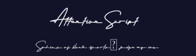 Attention Script by Menk Type — Script Handwritten Font — thumbnail 2