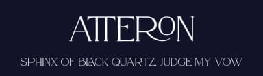 Atteron by Din Studio — Serif Font — thumbnail 2