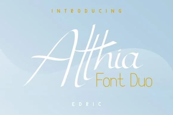 Atthia Font by EdricStudio — Script Handwritten Font