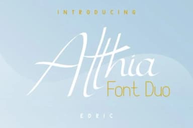 Atthia Font by EdricStudio — Script Handwritten Font — thumbnail 1