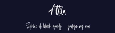 Attila by Vunira Design — Script Handwritten Font — thumbnail 2