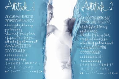 Attitude Font by 38.lineart — Script Handwritten Font — thumbnail 2