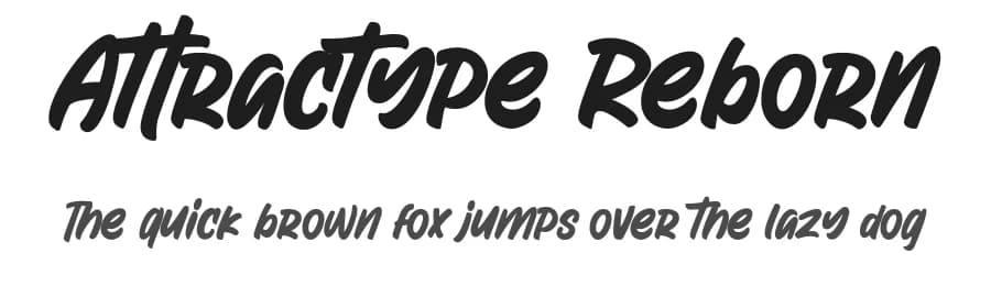 Attractype Reborn by Garisman Studio — Script Handwritten Font