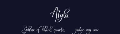 Atyla by Digital Typeface Studio — Script Handwritten Font — thumbnail 2