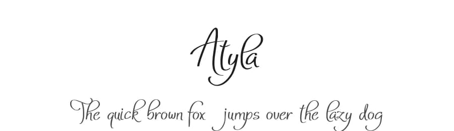 Atyla by Digital Typeface Studio — Script Handwritten Font