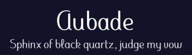 Aubade by Yves Michel — Sans Serif Font — thumbnail 2