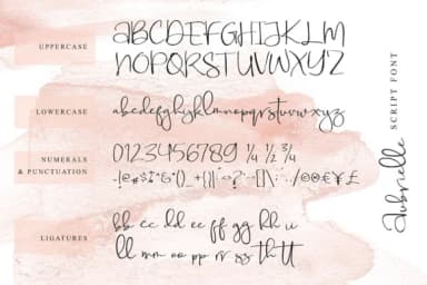 Aubrielle Font by Awanstudioz — Script Handwritten Font — thumbnail 8