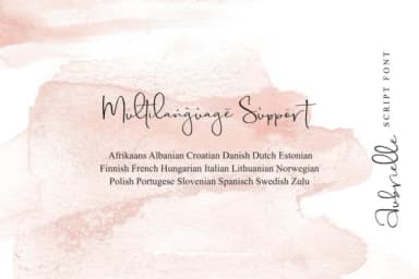 Aubrielle Font by Awanstudioz — Script Handwritten Font — thumbnail 9