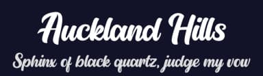Auckland Hills by Kurnia Setyadi — Script Handwritten Font — thumbnail 2