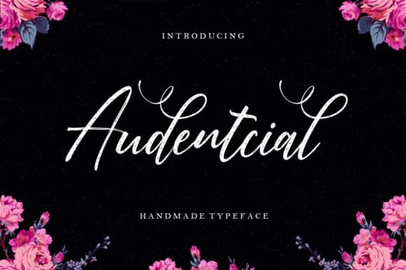 Audentcial Font by scoothtype — Script Handwritten Font — preview 1