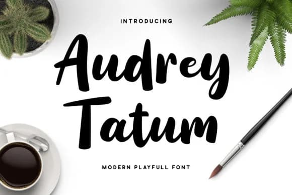 Audrey Tatum Font by Grezline Studio — Script Handwritten Font