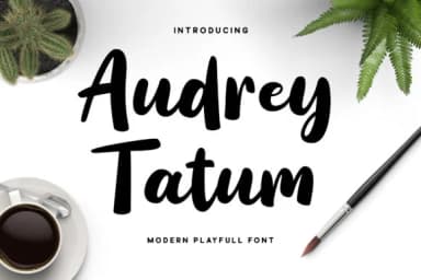 Audrey Tatum Font by Grezline Studio — Script Handwritten Font — thumbnail 1