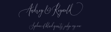 Audrey and Reynold by Dharmas Foundry — Script Handwritten Font — thumbnail 2