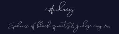 Audrey by Awanstudioz — Script Handwritten Font — thumbnail 2