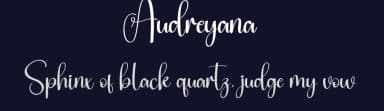 Audreyana by Scratchones — Script Handwritten Font — thumbnail 2