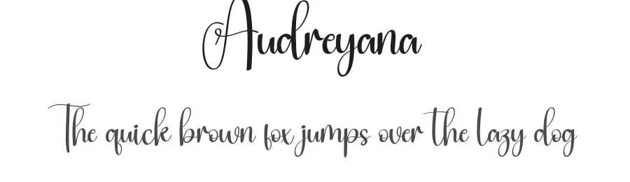 Audreyana by Scratchones — Script Handwritten Font