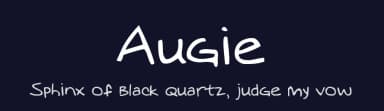 Augie by Emerald City Fontwerks — Script Handwritten Font — thumbnail 2