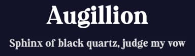 Augillion by Saridezra — Serif Font — thumbnail 2