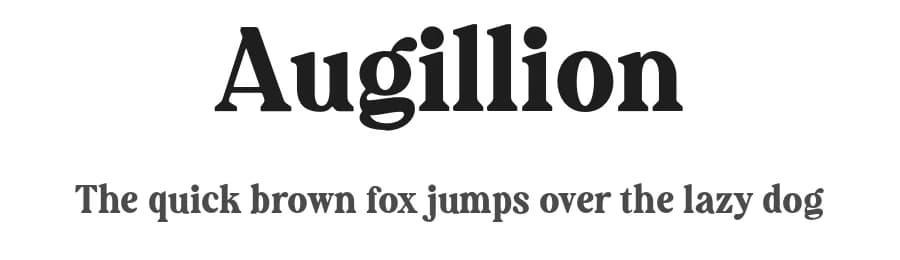 Augillion by Saridezra — Serif Font