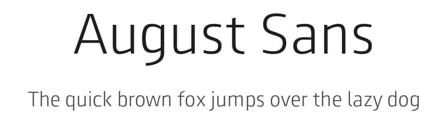 August Sans by ingoFonts — Sans Serif Font