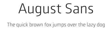 August Sans by ingoFonts — Sans Serif Font — thumbnail 1