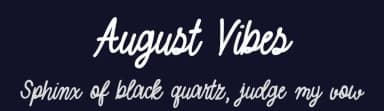 August Vibes by Misti's Fonts — Script Handwritten Font — thumbnail 2