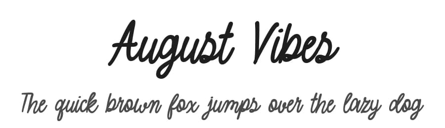 August Vibes by Misti's Fonts — Script Handwritten Font