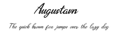 Augustavn by Oreon Studio — Script Handwritten Font — thumbnail 1