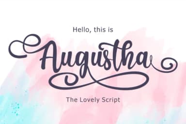 Augustha Font by figuree studio — Script Handwritten Font — thumbnail 1