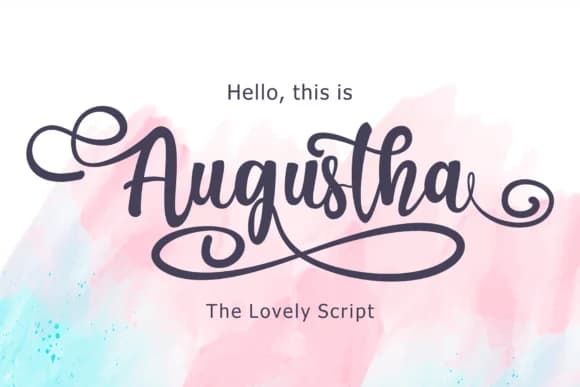 Augustha Font by figuree studio — Script Handwritten Font