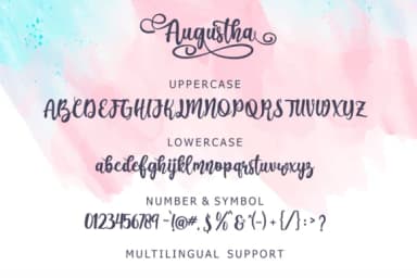 Augustha Font by figuree studio — Script Handwritten Font — thumbnail 5