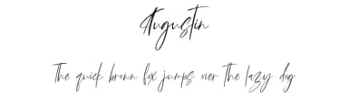 Augustin by Achmad Yani — Script Handwritten Font — thumbnail 1