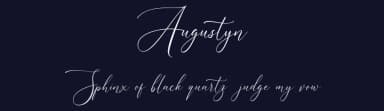 Augustyn by Vunira Design — Script Handwritten Font — thumbnail 2