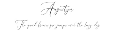 Augustyn by Vunira Design — Script Handwritten Font — thumbnail 1