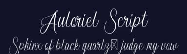 Auloriel Script by Muwatta Studio — Script Handwritten Font — thumbnail 2