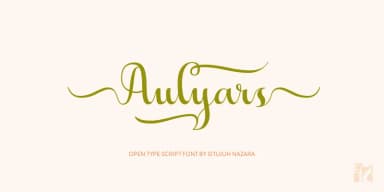 Aulyars Font by Situjuh — Script Handwritten Font — thumbnail 1