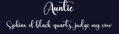Auntie by Scratchones — Script Handwritten Font — thumbnail 2