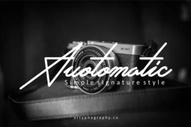 Auotomatic Font by yadhie_setiawan — Script Handwritten Font — thumbnail 1