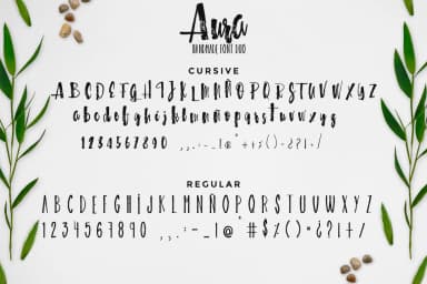 Aura Font by Latin Vibes — Script Handwritten Font — thumbnail 2