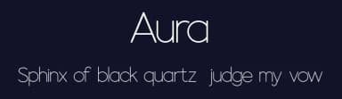 Aura by Pentagonistudio — Sans Serif Font — thumbnail 2