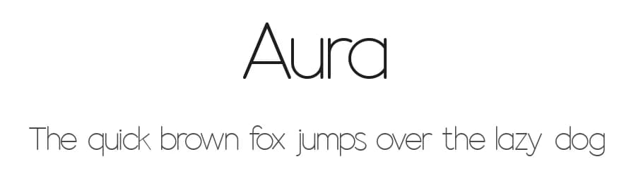 Aura by Pentagonistudio — Sans Serif Font