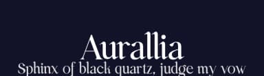 Aurallia by Handpik — Serif Font — thumbnail 2
