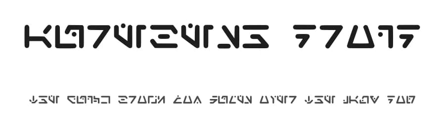 Aurebesh Droid by StormtrooperOnWeekends — Dingbats Font