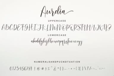 Aurelia Script Font by nowlystudios — Script Handwritten Font — thumbnail 9