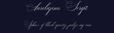 Aureligena Script by IM Studio — Script Handwritten Font — thumbnail 2