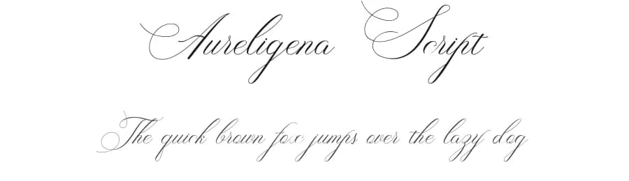 Aureligena Script by IM Studio — Script Handwritten Font