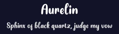 Aurelin by Makashi — Script Handwritten Font — thumbnail 2