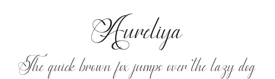 Aureliya by Delaga Studio — Script Handwritten Font